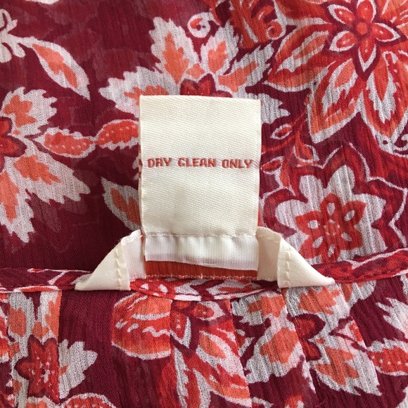 Sold! Sundance sheer floral silk blouse Size M - Picture 6 of 8